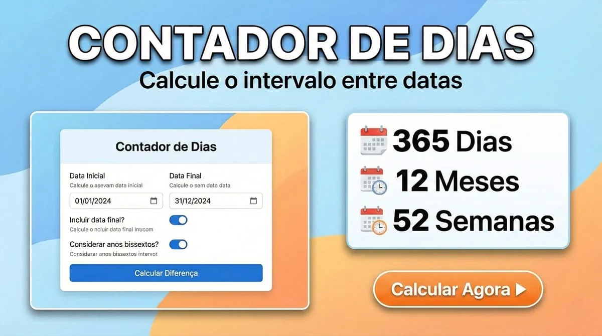 Calculadora Contador de Dias Online